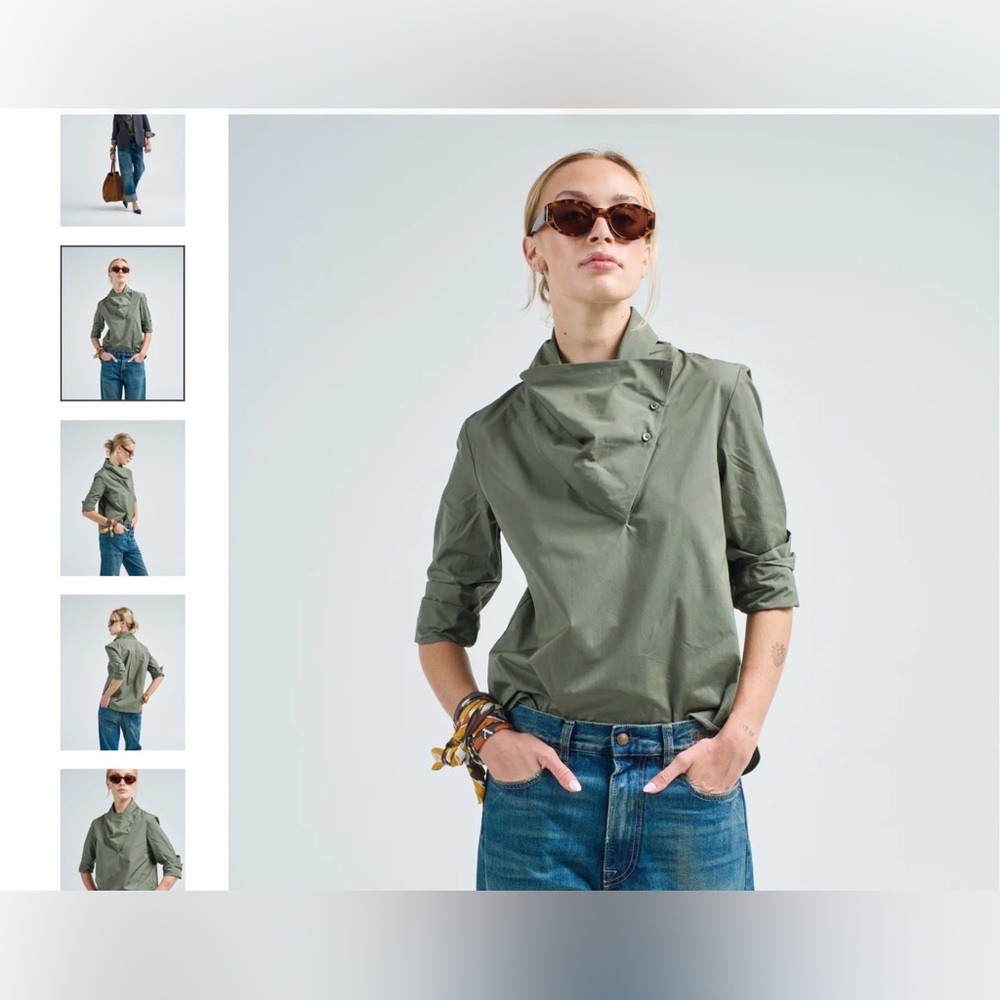 TWP My Maria Blouse in Beetle Bee, US L, NWT, $475, intricate, Cotton